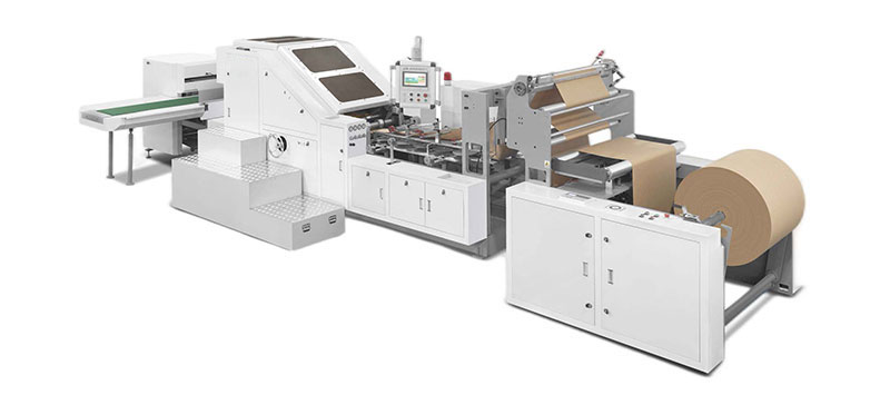 Semi Automatic kraft paper bag making machine