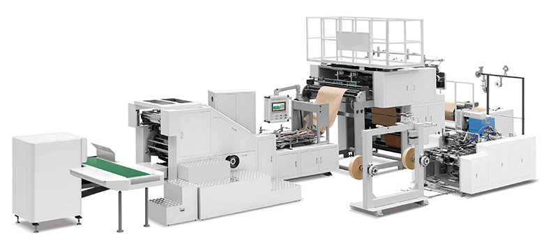 Flat Handle Square bottom Paper Bag Machine